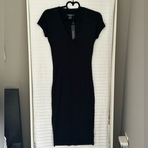 Joe & Elle Black Midi Dress